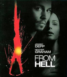 From Hell 2001 Johnny Depp Heather Graham Blu Ray New