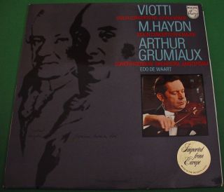 Arthur Grumiaux Edo de Waart Viotti Haydn Philips