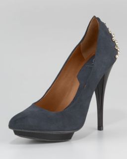 McQ Alexander McQueen Two Tone Studded Back Pump   
