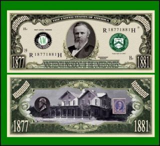 100 Factory Fresh 19th President Rutherford Hayes Bills