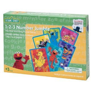 Sesame Street 1 2 3 Number Jumble Toys & Games