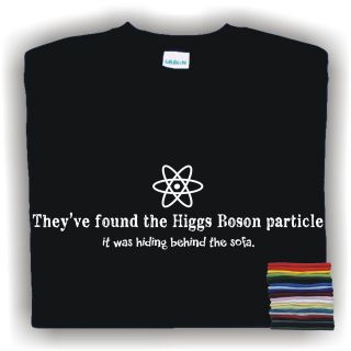 Higgs Boson Particle T Shirt Comedy Science Funny Geek T Shirt Cool