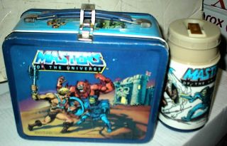Vintage Aladdin He Man Masters of the Universe Metal Lunch Box w