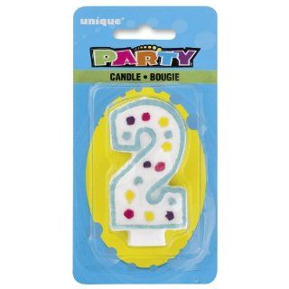 Number 2 Party Numeral Candle Toys & Games