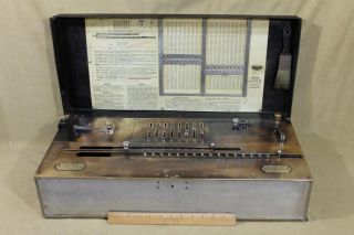 RARE 19thC Hans W Egli The Millionaire Calculator Adding Machine