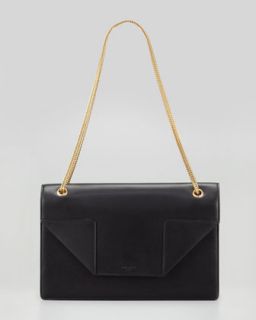 Betty Medium Chain Shoulder Bag, Black