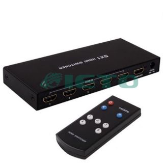 Input 1 Output 1080P HDMI Switch Switcher for HDTV HD DVD Blu ray