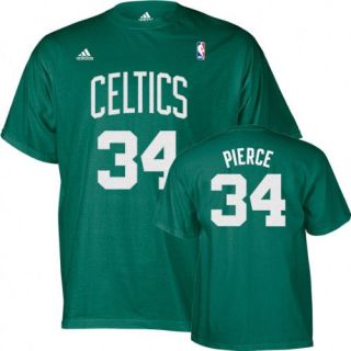 Paul Pierce adidas Name and Number Boston Celtics T Shirt
