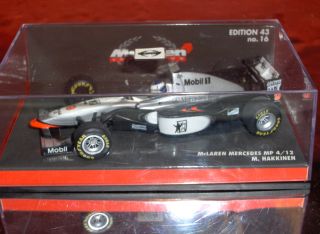 Hakkinen McLaren Mercedes MP 4 12 Black Star 1 43 1 43 RAR Box