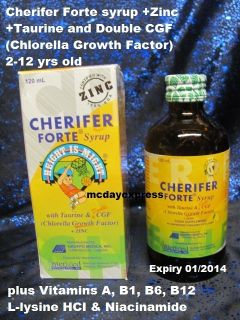 New Cherifer Syrup 2X CGF Growth Height Factor 2 12y