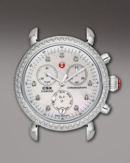 michele csx 36 diamond bezel watch head