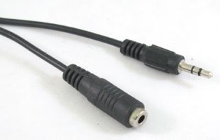 Brand New 12ft 3.5mm audio stereo headphone M/F extension cable