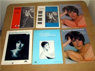 Helen Reddy Hits Lot I CanT Say Goodbye to You Sheet Music