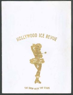Barbara Ann Scott Hollywood Ice Revue Program 1952