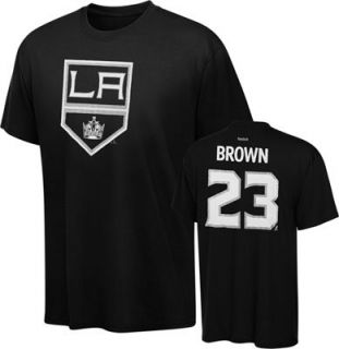  Kings Dustin Brown Black Name and Number T Shirt