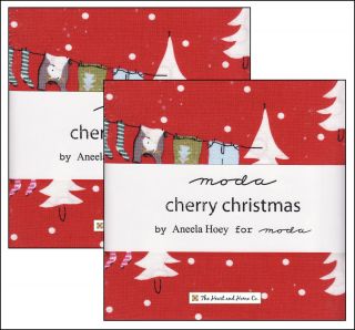   Christmas Moda 2 Charm Packs 5 Squares Aneela Hoey Holiday Winter 84