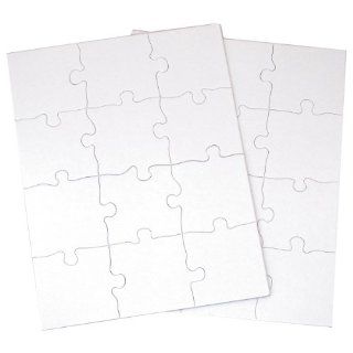  It Blank Puzzles 12 Piece 8 1/2 x 11   12 Per Package Toys & Games