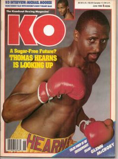 June 1990 KO Magazine Thomas Hearns