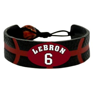 Lebron James Miami Heat Leather Basketball Bracelet