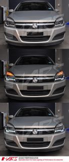 Day Time DRL Projector Headlight Holden Astra 04 11 Blk