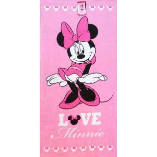 Disney Love Minnie Beach Towel: Home & Kitchen