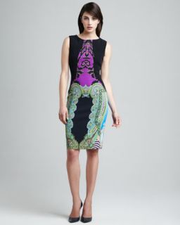 Purple Print Dress  
