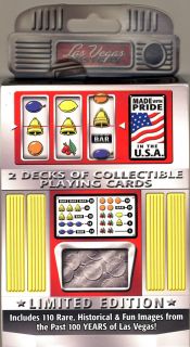 Las Vegas History 2 Decks Collectible Playing Cards