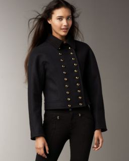 MARC by Marc Jacobs Melton Cropped Military Coat   