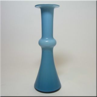 Holmegaard Blue Glass Carnaby Vase by Christer Holmgren