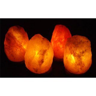 Four 4 5 Lb. Salt Crystal Lamps Pack