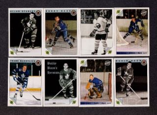 Toronto Maple Leafs 1992 Original 6 Team Set Tim Horton Johnny Bower