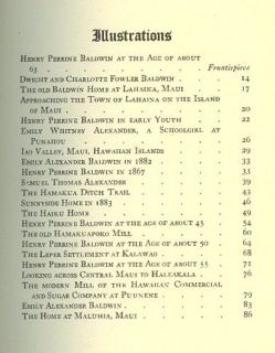 RARE BOOK~HENRY PERRINE BALDWIN~1915 Ltd Edn Book MAUI HAWAII~Private
