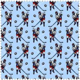  Ice Hockey Fabric Player Puck BTY