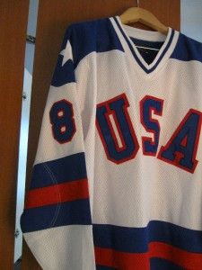 Authentic Team USA 80 Ice Hockey Jersey by Staub Bean