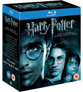 Harry Potter Complete 8 Film Collection Blu ray Set All Movies in 11