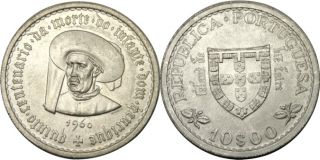 dollar size silver coin with prince henry on the obverse