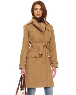 MICHAEL Michael Kors Belted Trench Coat   