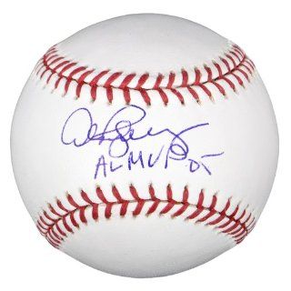 Autographed Alex Rodriguez Baseball w/ AL MVP 05   GA