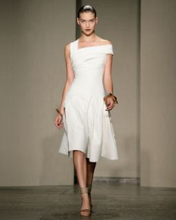 Donna Karan Stretch Canvas Dress   Neiman Marcus