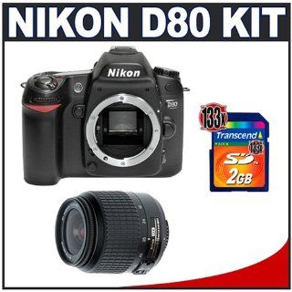 Nikon D80 10.2MP Digital SLR Camera + Nikon 18 55mm f/3.5