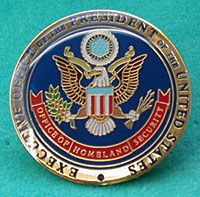 Office of The President Homeland Security Pin