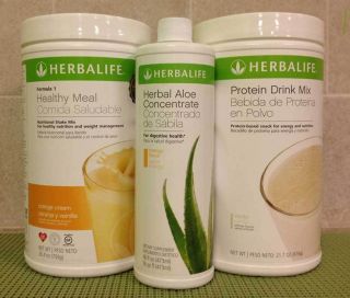New Herbalife Formula 1 Shake Mix Protein Drink Mix Aloe Concentrate