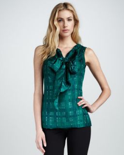 Tory Burch Bryce Bow Blouse   