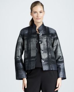 Caroline Rose Boxy Jacquard Jacket   Neiman Marcus