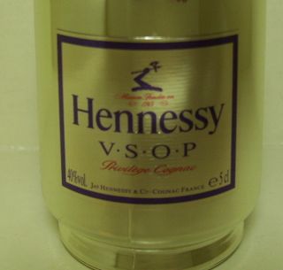 Miniature Hennessy COGNAC VSOP 2012 version gold glass Bottle