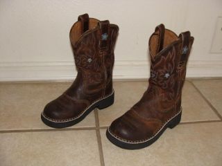 Ariat Boys Cowboy Western Boots Size 10 5