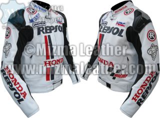 Honda Repsol motorbike Leather Jacket