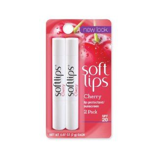 Softlips Lip Balm Protectant Value Pack, SPF 20, Cherry, 2