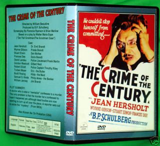 The Crime of The Century DVD Jean Hersholt