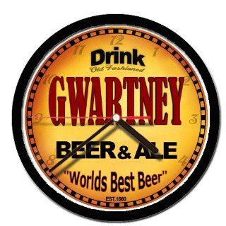 GWARTNEY beer and ale cerveza wall clock: Everything Else